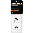 Head 5' Wristband 2 Pack - White head