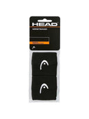 Head 2.5 inch Wristbands 2 Pack - Black head